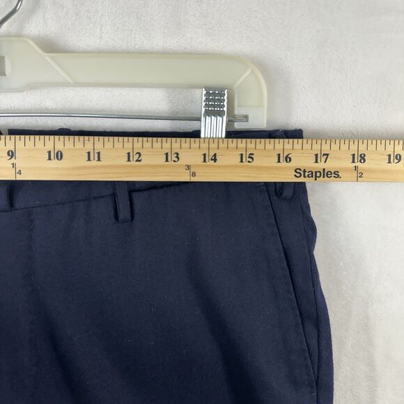 Incotex Slowear Wool Dress Pants Mens 32x28 Blue Super 100s Regular Fit Trousers - Picture 9 of 11